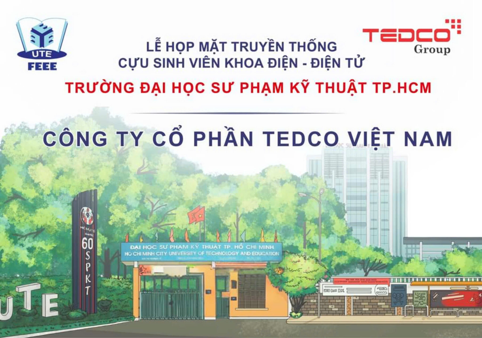 Tedco tham dự lễ họp mặt truyền thống cựu sinh viên ĐH sư phạm kỹ thuật