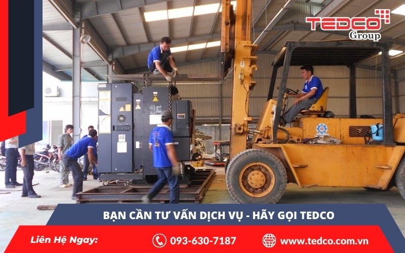 Dịch vụ di dời máy móc thiết bị nhà xưởng chuyên nghiệp, giá rẻ
