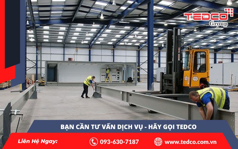 Giải pháp cải tạo không gian nhà xưởng chuyên nghiệp của TEDCO