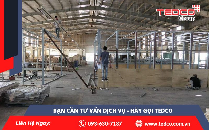 Giải pháp cải tạo không gian nhà xưởng chuyên nghiệp của TEDCO